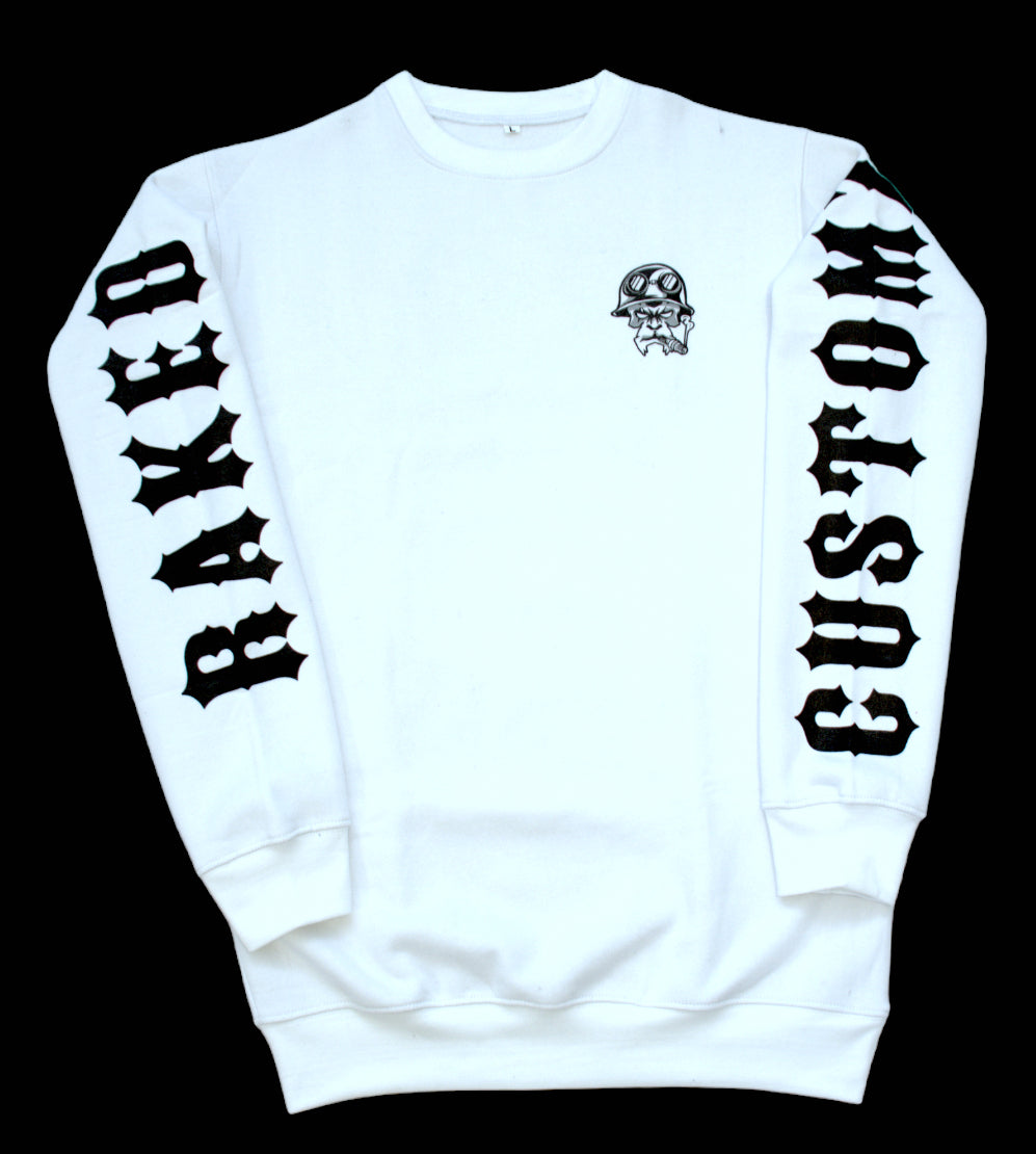 Crew Neck Printed Sweatshirt