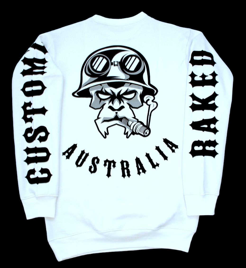 Crew Neck Printed Sweatshirt