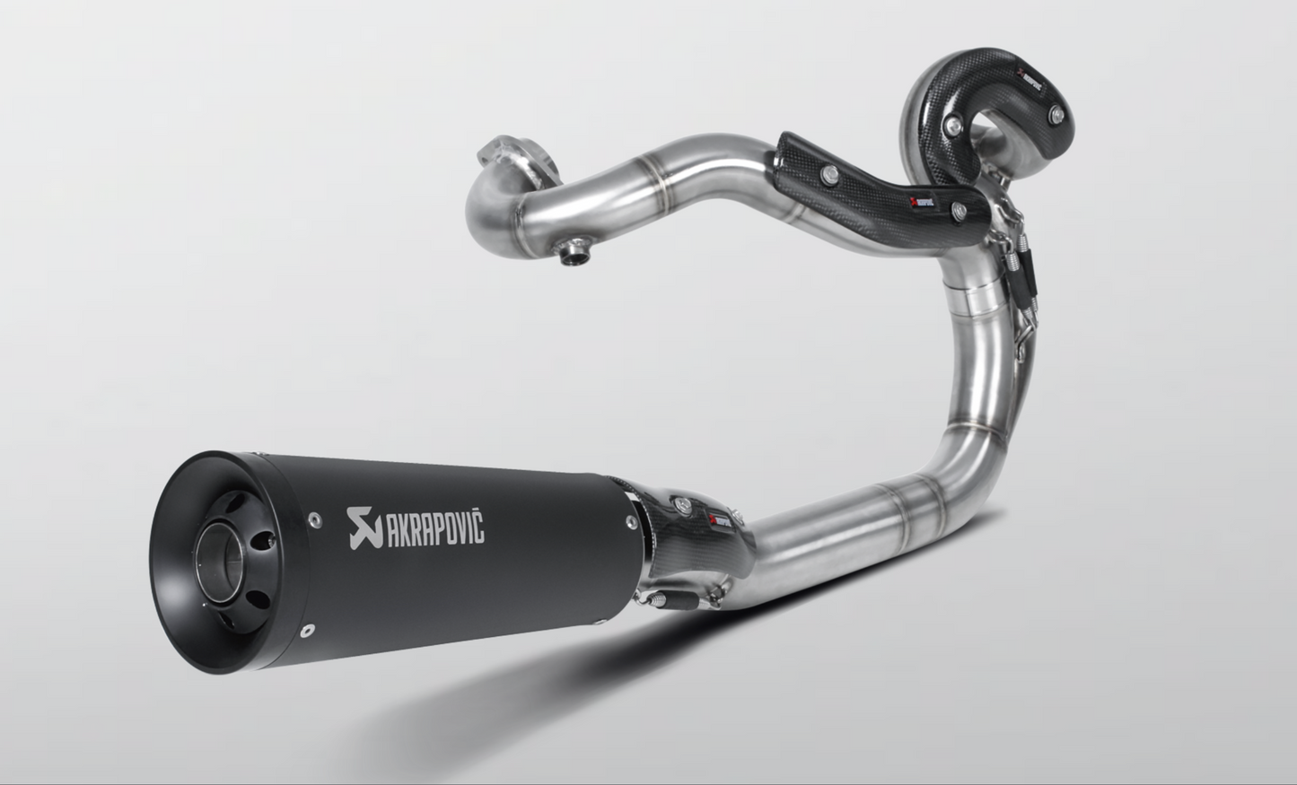 Akrapovic Full Titanium Exhaust System with Peg Relocation kit