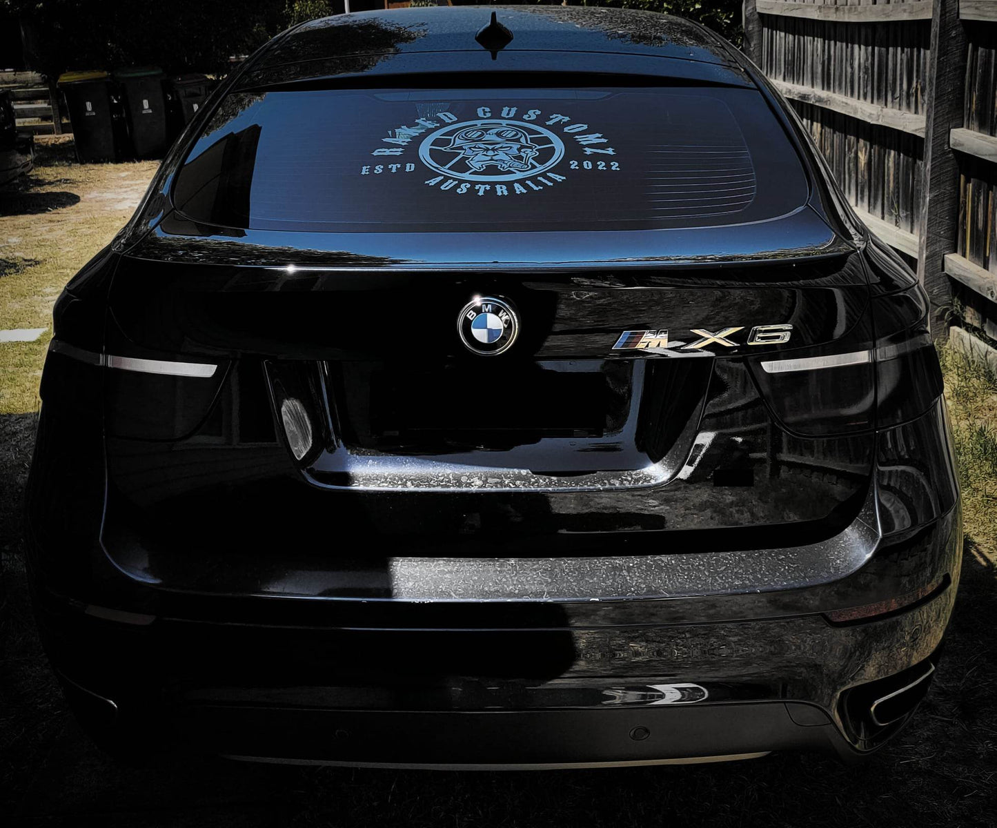 Raked Customz Monkey Decal