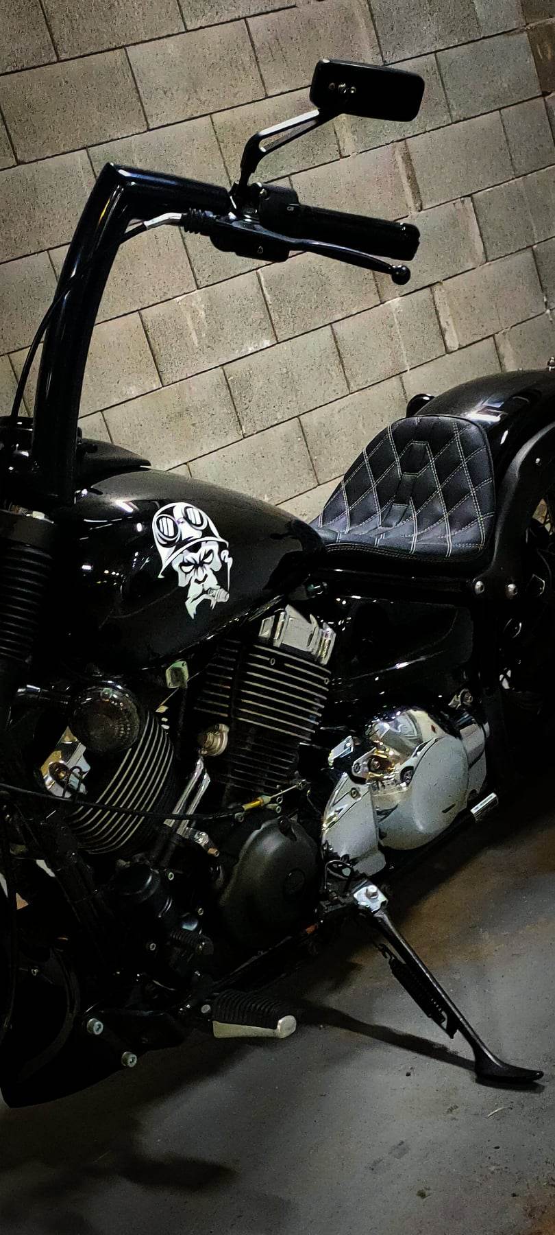 Badass Monkey Skull Logo